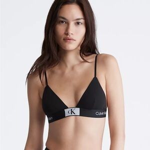Calvin Klein Black Triangle Bra